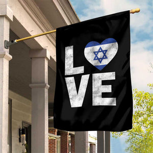 I Love Israel Jewish Gifts Star of David Israeli Garden Flag TS11 Print Your Wear