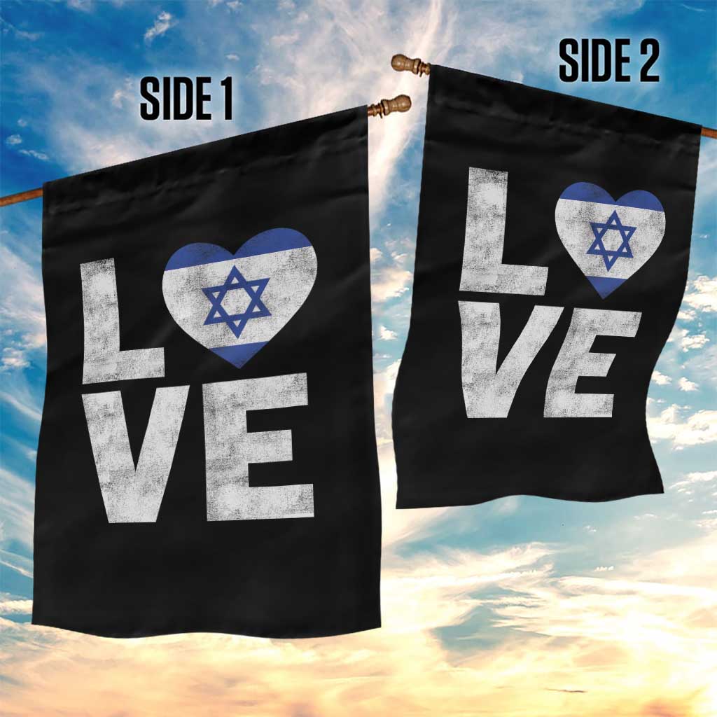 I Love Israel Jewish Gifts Star of David Israeli Garden Flag TS11 Print Your Wear