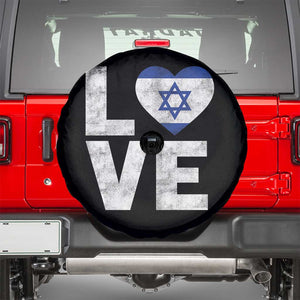 I Love Israel Jewish Gifts Star of David Israeli Spare Tire Cover TS11 Black Print Your Wear