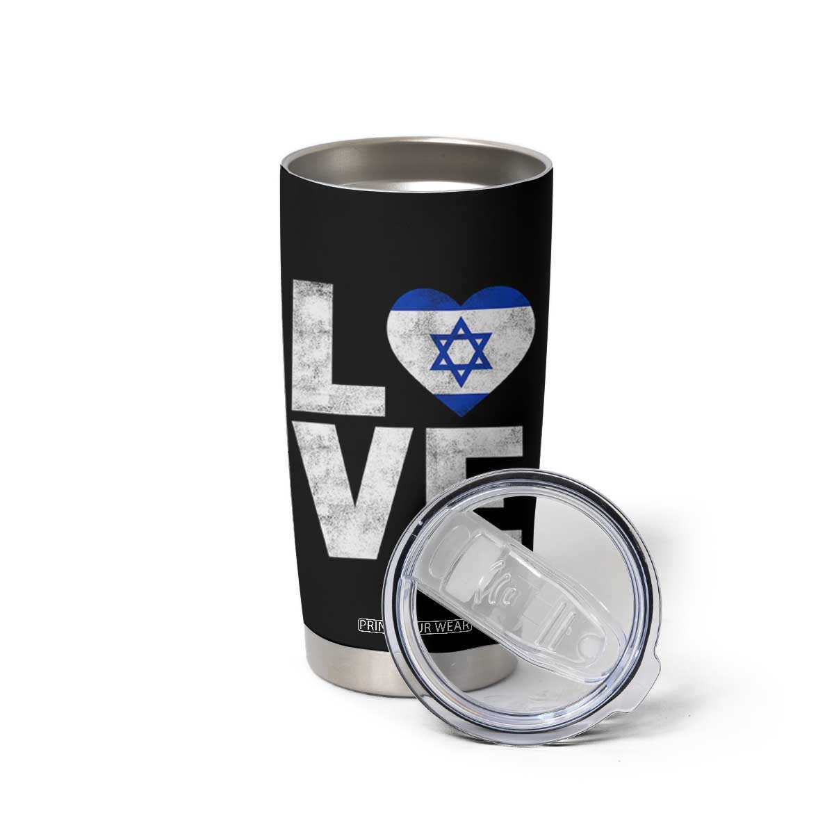 I Love Israel Jewish Gifts Star of David Israeli Tumbler Cup TS11 Print Your Wear