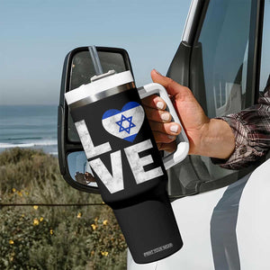 I Love Israel Jewish Gifts Star of David Israeli Tumbler With Handle TS11 Print Your Wear