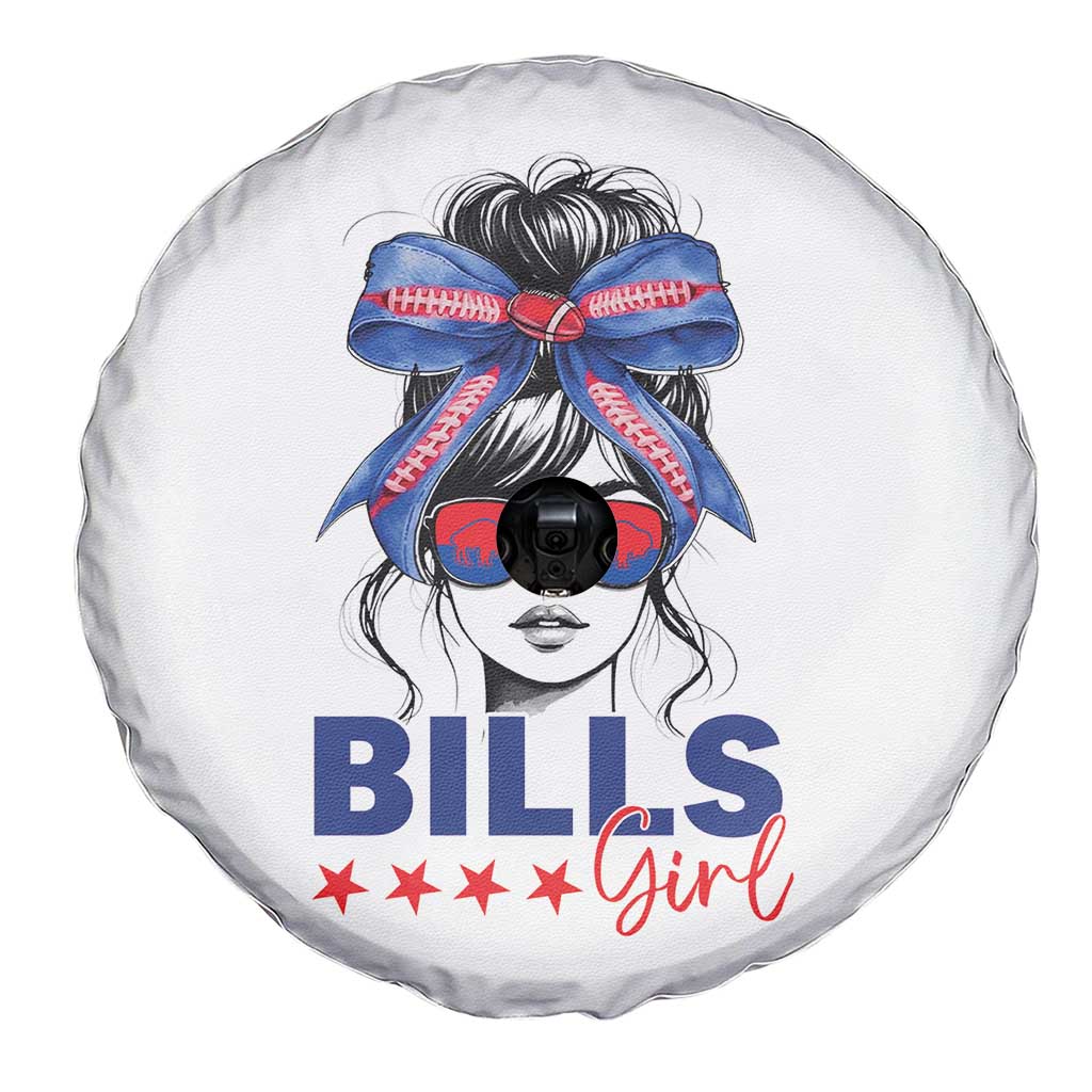 Funny BFB Football Lover Spare Tire Cover Sport Fan Game Day Messy Bun TS11 Print Your Wear