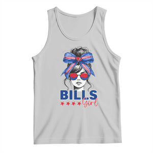 Funny BFB Football Lover Tank Top Sport Fan Game Day Messy Bun TS11 Ash Print Your Wear