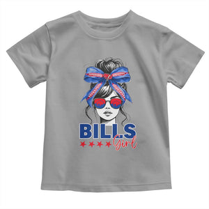 Funny BFB Football Lover Toddler T Shirt Sport Fan Game Day Messy Bun TS11 Sport Gray Print Your Wear