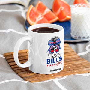 Funny BFB Football Lover Coffee Mug Sport Fan Game Day Messy Bun TS11 Print Your Wear