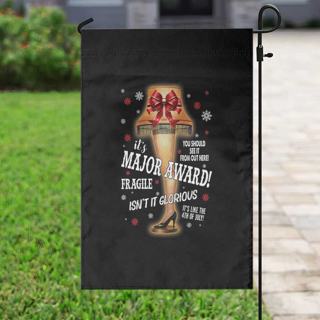 Funny Christmas Movie Garden Flag It Is A Major Award Fragile Italian Leg Lamp TS11 Print Your Wear