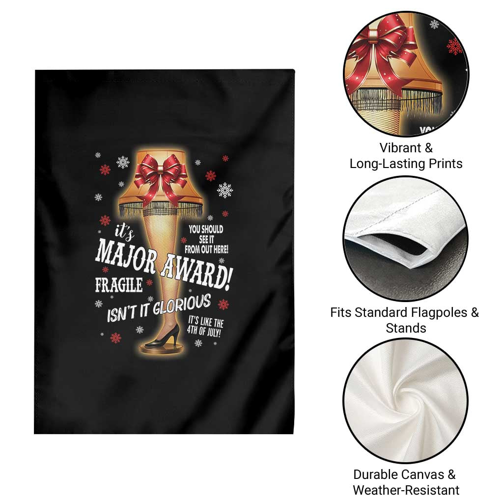 Funny Christmas Movie Garden Flag It Is A Major Award Fragile Italian Leg Lamp TS11 Print Your Wear