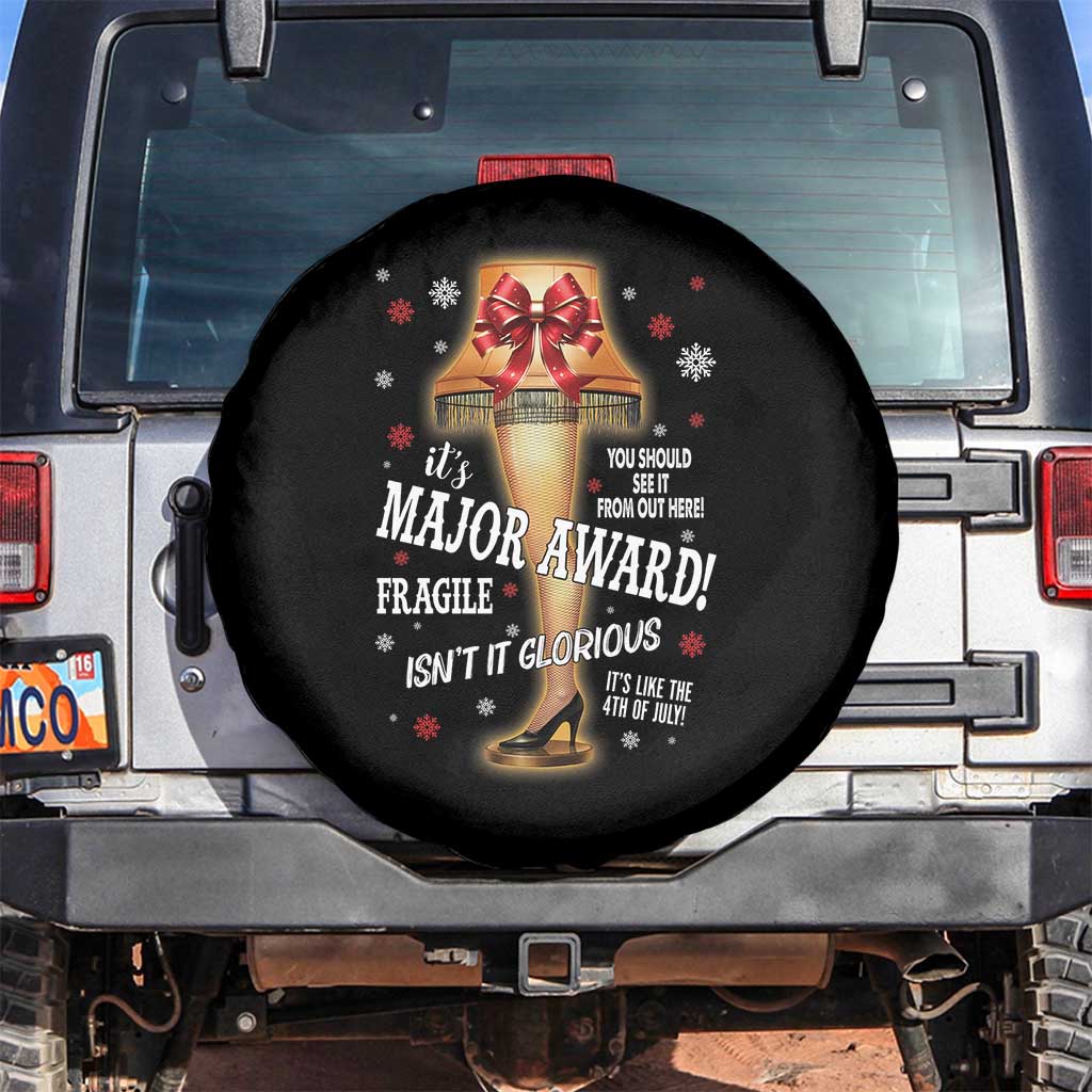 Funny Christmas Movie Spare Tire Cover It Is A Major Award Fragile Italian Leg Lamp TS11 No hole Black Print Your Wear