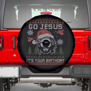 Funny Go Jesus It Is Your Birthday Spare Tire Cover Christian Christmas Party TS11 Black Print Your Wear