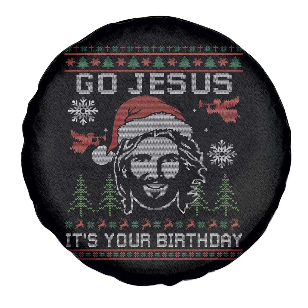 Funny Go Jesus It Is Your Birthday Spare Tire Cover Christian Christmas Party TS11 Print Your Wear