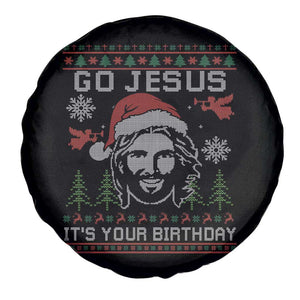 Funny Go Jesus It Is Your Birthday Spare Tire Cover Christian Christmas Party TS11 Print Your Wear