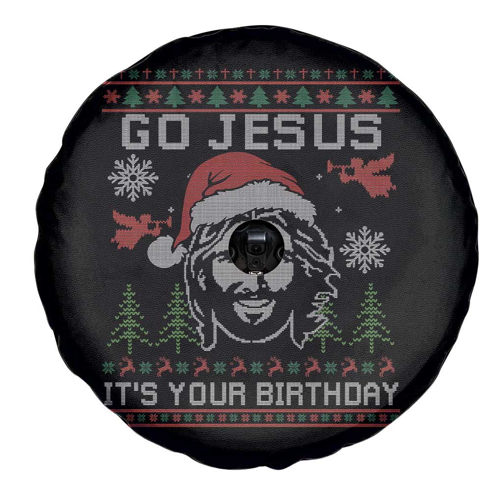 Funny Go Jesus It Is Your Birthday Spare Tire Cover Christian Christmas Party TS11 Print Your Wear