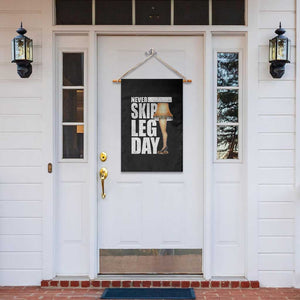 Funny Never Skip Leg Day Christmas Movie Garden Flag Italian Leg Lamp TS11 Print Your Wear