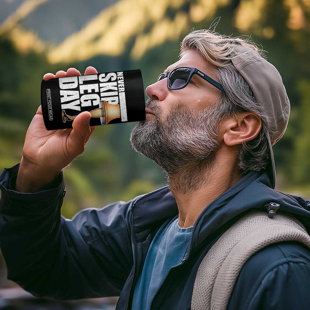 Funny Never Skip Leg Day Christmas Movie 4 in 1 Can Cooler Tumbler Italian Leg Lamp TS11 Print Your Wear