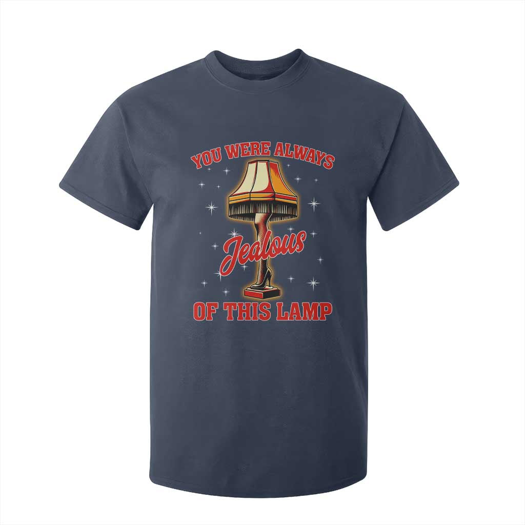 Funny Christmas Movie T Shirt For Kid You Were Always Jealous Of This Lamp Italian Leg Lamp TS11 Navy Print Your Wear