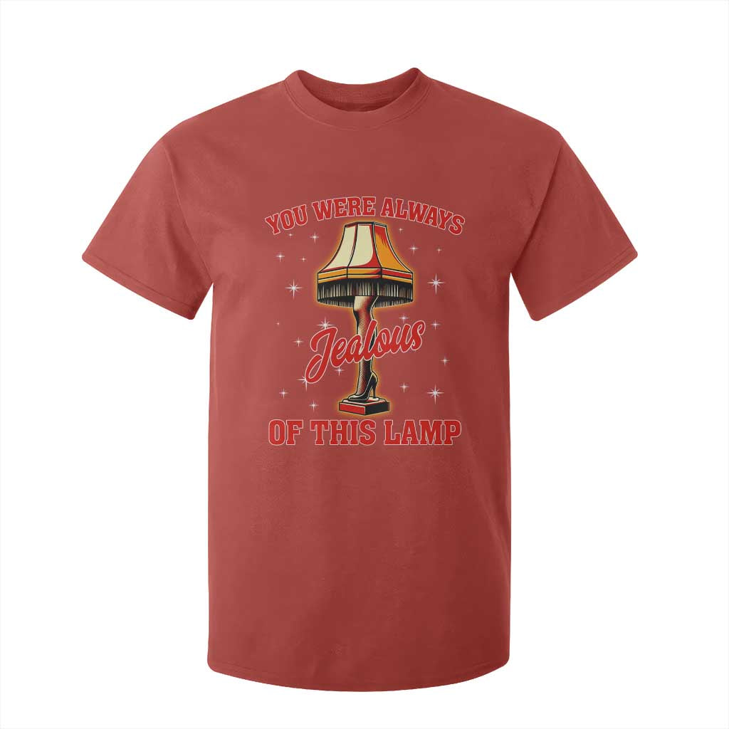 Funny Christmas Movie T Shirt For Kid You Were Always Jealous Of This Lamp Italian Leg Lamp TS11 Red Print Your Wear