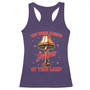 Funny Christmas Movie Racerback Tank Top You Were Always Jealous Of This Lamp Italian Leg Lamp TS11 Purple Print Your Wear