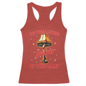 Funny Christmas Movie Racerback Tank Top You Were Always Jealous Of This Lamp Italian Leg Lamp TS11 Red Print Your Wear