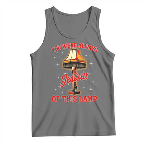 Funny Christmas Movie Tank Top You Were Always Jealous Of This Lamp Italian Leg Lamp TS11 Black Heather Print Your Wear