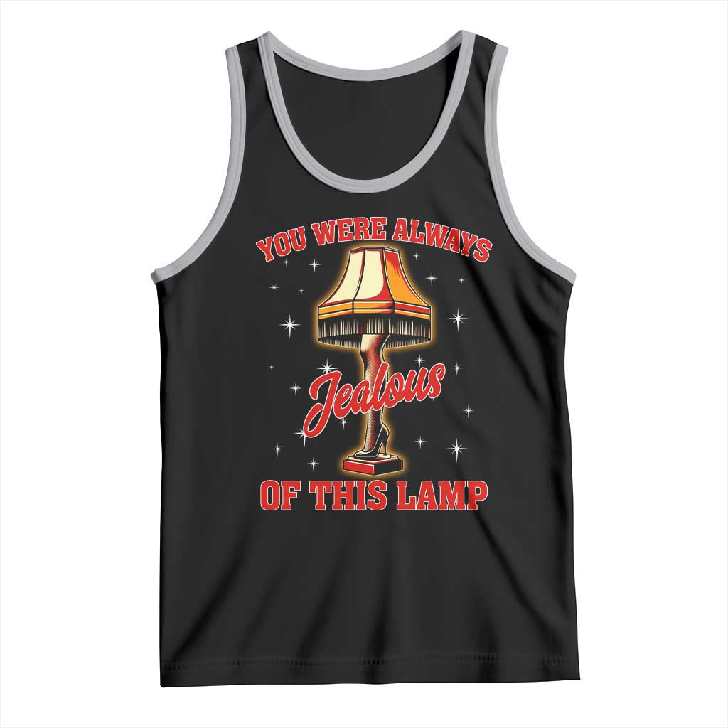 Funny Christmas Movie Tank Top You Were Always Jealous Of This Lamp Italian Leg Lamp TS11 Black Athletic Heather Print Your Wear