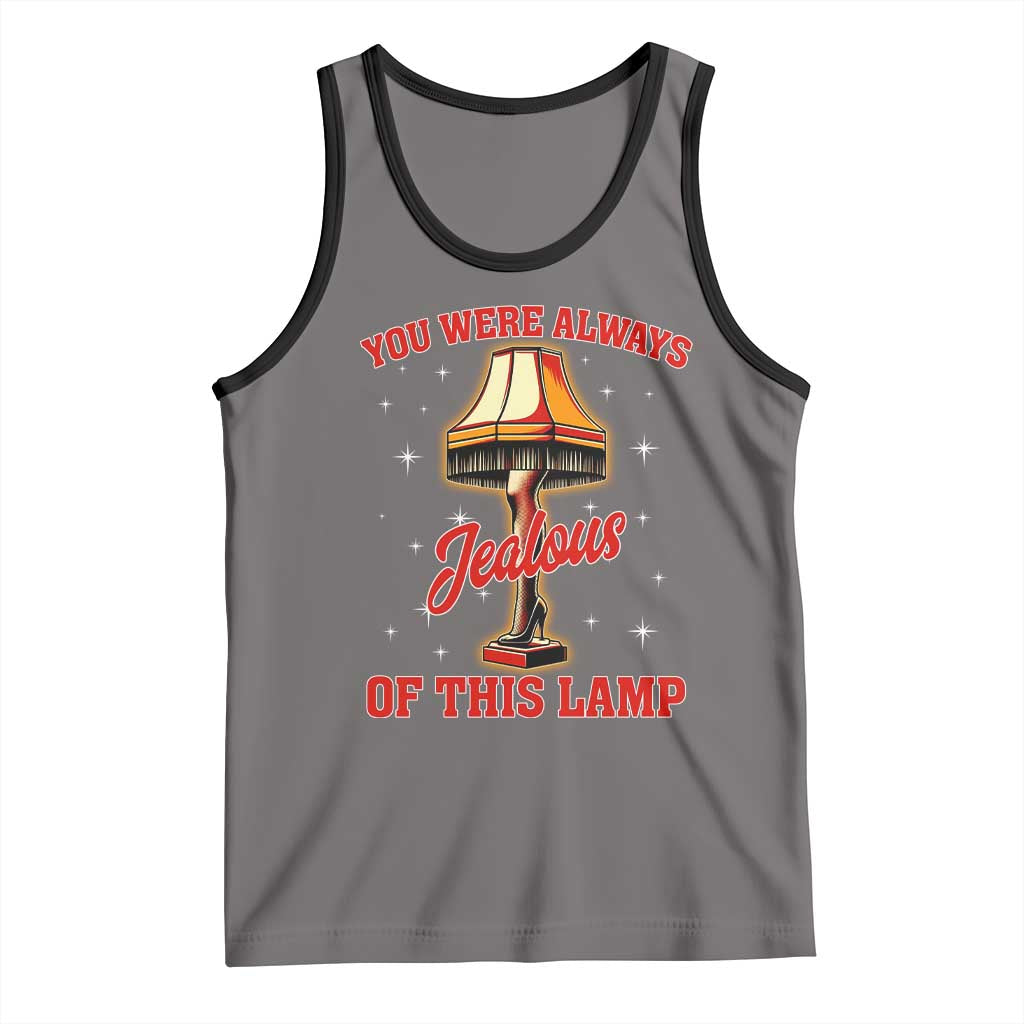 Funny Christmas Movie Tank Top You Were Always Jealous Of This Lamp Italian Leg Lamp TS11 Deep Heather Black Print Your Wear