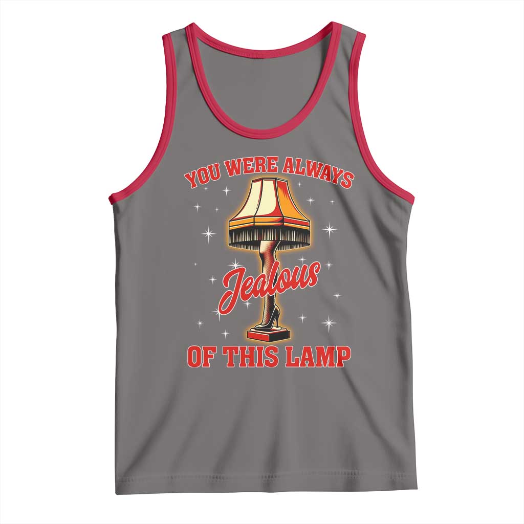 Funny Christmas Movie Tank Top You Were Always Jealous Of This Lamp Italian Leg Lamp TS11 Deep Heather Red Print Your Wear
