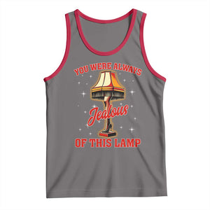Funny Christmas Movie Tank Top You Were Always Jealous Of This Lamp Italian Leg Lamp TS11 Deep Heather Red Print Your Wear
