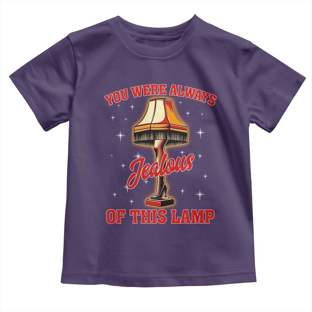 Funny Christmas Movie Toddler T Shirt You Were Always Jealous Of This Lamp Italian Leg Lamp TS11 Purple Print Your Wear