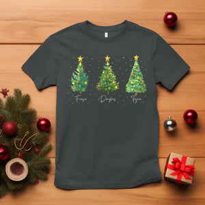 Funny Subtle FDT Resist Christmas T Shirt Fraser Douglass Trojan Xmas Tree - Print Your Wear