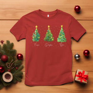Funny Subtle FDT Resist Christmas T Shirt Fraser Douglass Trojan Xmas Tree - Print Your Wear