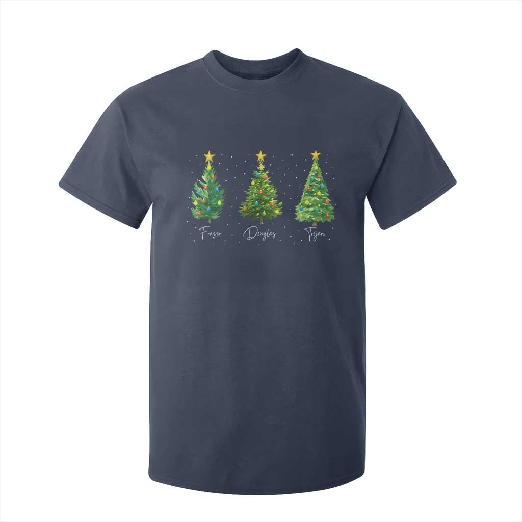 Funny Subtle FDT Resist Christmas T Shirt For Kid Fraser Douglass Trojan Xmas Tree TS11 Navy Print Your Wear