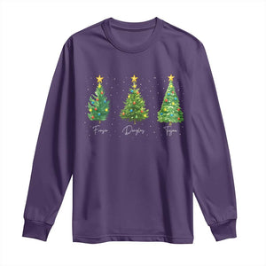 Funny Subtle FDT Resist Christmas Long Sleeve Shirt Fraser Douglass Trojan Xmas Tree - Print Your Wear