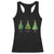 Funny Subtle FDT Resist Christmas Racerback Tank Top Fraser Douglass Trojan Xmas Tree - Print Your Wear