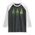 Funny Subtle FDT Resist Christmas Raglan Shirt Fraser Douglass Trojan Xmas Tree - Print Your Wear