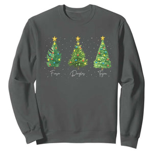 Funny Subtle FDT Resist Christmas Sweatshirt Fraser Douglass Trojan Xmas Tree - Print Your Wear