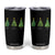 Funny Subtle FDT Resist Christmas Tumbler Cup Fraser Douglass Trojan Xmas Tree TS11 Black Print Your Wear