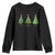 Funny Subtle FDT Resist Christmas Youth Sweatshirt Fraser Douglass Trojan Xmas Tree - Print Your Wear