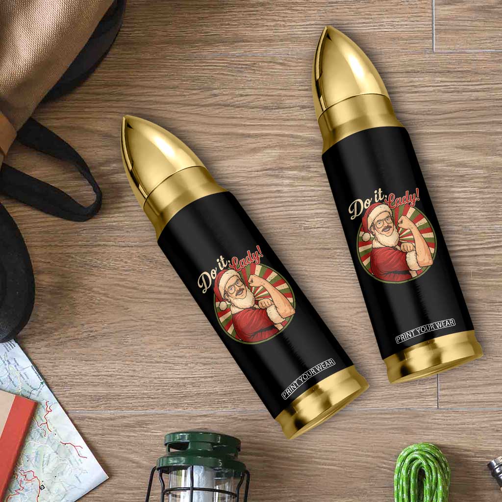 Funny Christmas Do It Lady Bullet Tumbler Mustache Guy Meme Santa Cosplay TS11 Print Your Wear