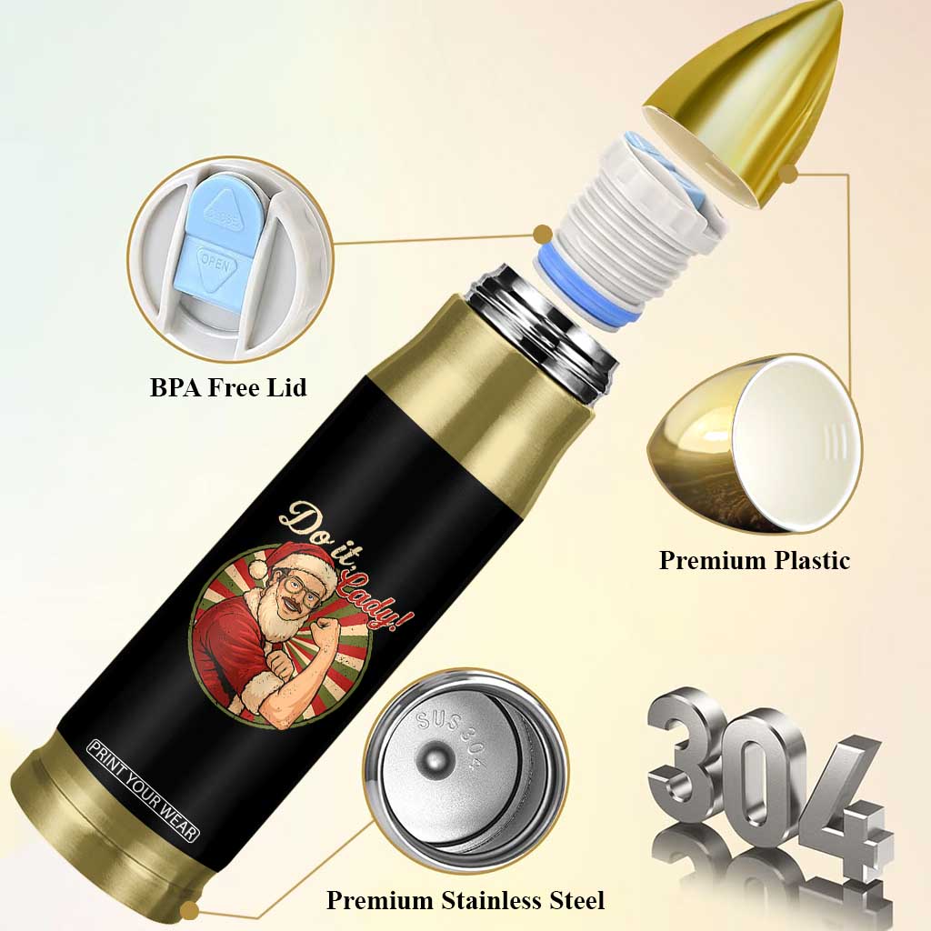 Funny Christmas Do It Lady Bullet Tumbler Mustache Guy Meme Santa Cosplay TS11 Print Your Wear