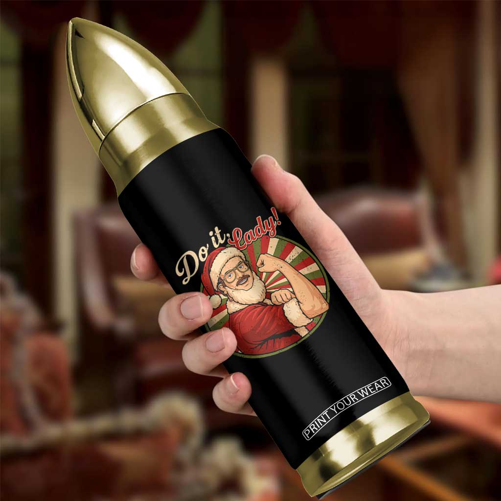 Funny Christmas Do It Lady Bullet Tumbler Mustache Guy Meme Santa Cosplay TS11 Print Your Wear