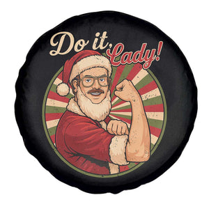 Funny Christmas Do It Lady Spare Tire Cover Mustache Guy Meme Santa Cosplay TS11 Print Your Wear
