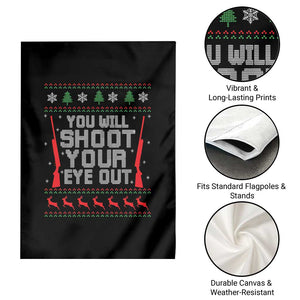 Funny You'll Shoot Your Eye Out Kid Garden Flag Christmas Movie Guns TS11 Print Your Wear