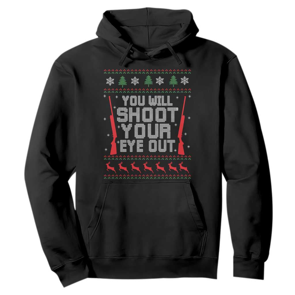 Funny You'll Shoot Your Eye Out Kid Hoodie Christmas Movie Guns TS11 Black Print Your Wear