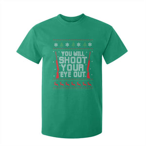 Funny You'll Shoot Your Eye Out Kid T Shirt For Kid Christmas Movie Guns TS11 Irish Green Print Your Wear