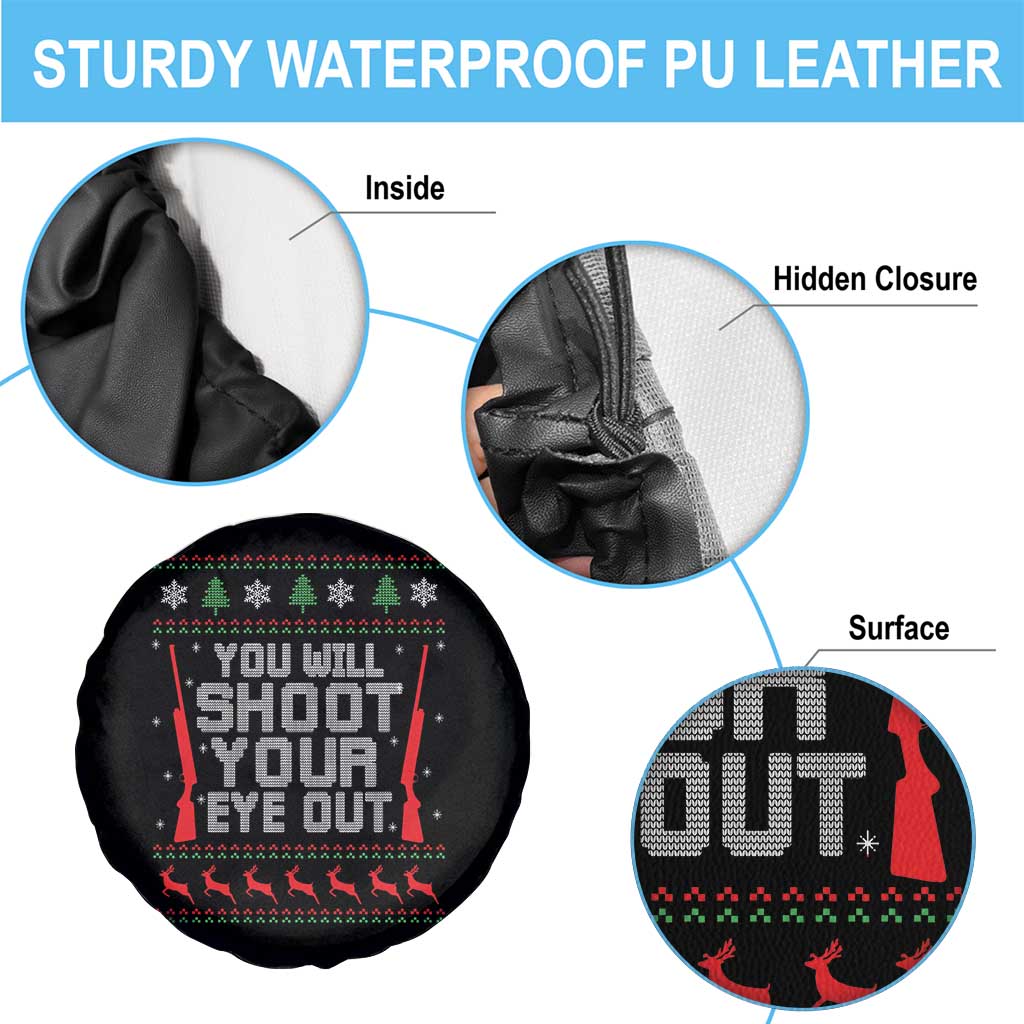 Funny You'll Shoot Your Eye Out Kid Spare Tire Cover Christmas Movie Guns TS11 Print Your Wear