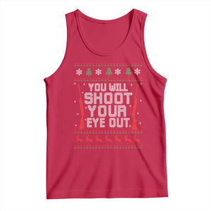 Funny You'll Shoot Your Eye Out Kid Tank Top Christmas Movie Guns TS11 Red Print Your Wear