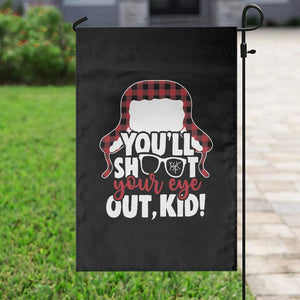 Funny You Will Shoot Your Eye Out Kid Garden Flag Christmas Movie Glasses Hat TS11 Print Your Wear