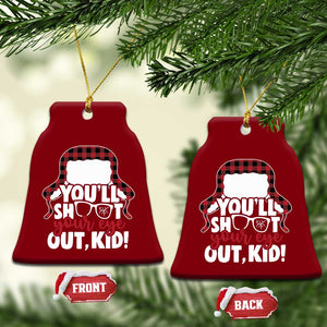 Funny You Will Shoot Your Eye Out Kid Ceramic Ornament Xmas Movie Glasses Hat TS11 Print Your Wear