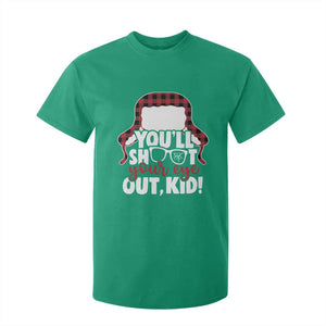 Funny You Will Shoot Your Eye Out Kid T Shirt For Kid Christmas Movie Glasses Hat TS11 Irish Green Print Your Wear