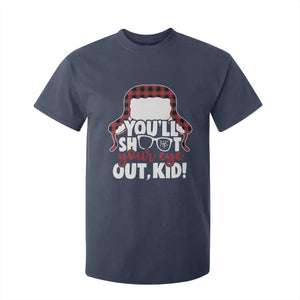 Funny You Will Shoot Your Eye Out Kid T Shirt For Kid Christmas Movie Glasses Hat TS11 Navy Print Your Wear